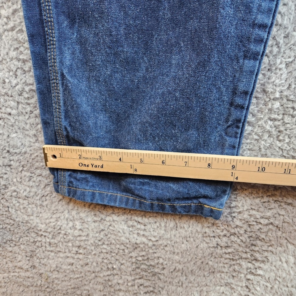 Big Ben Jeans Mens 40 X 30 Blue Denim 100% Cotton Straight Leg High Rise Zip Fly - Picture 4 of 14